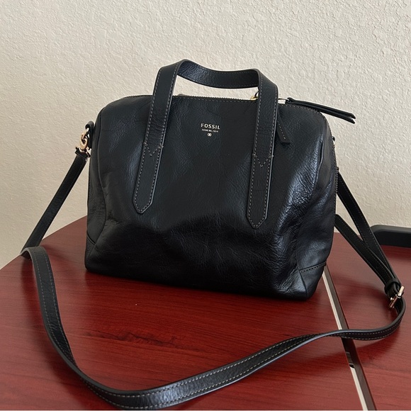 Fossil Sydney satchel - Black - Picture 1 of 5